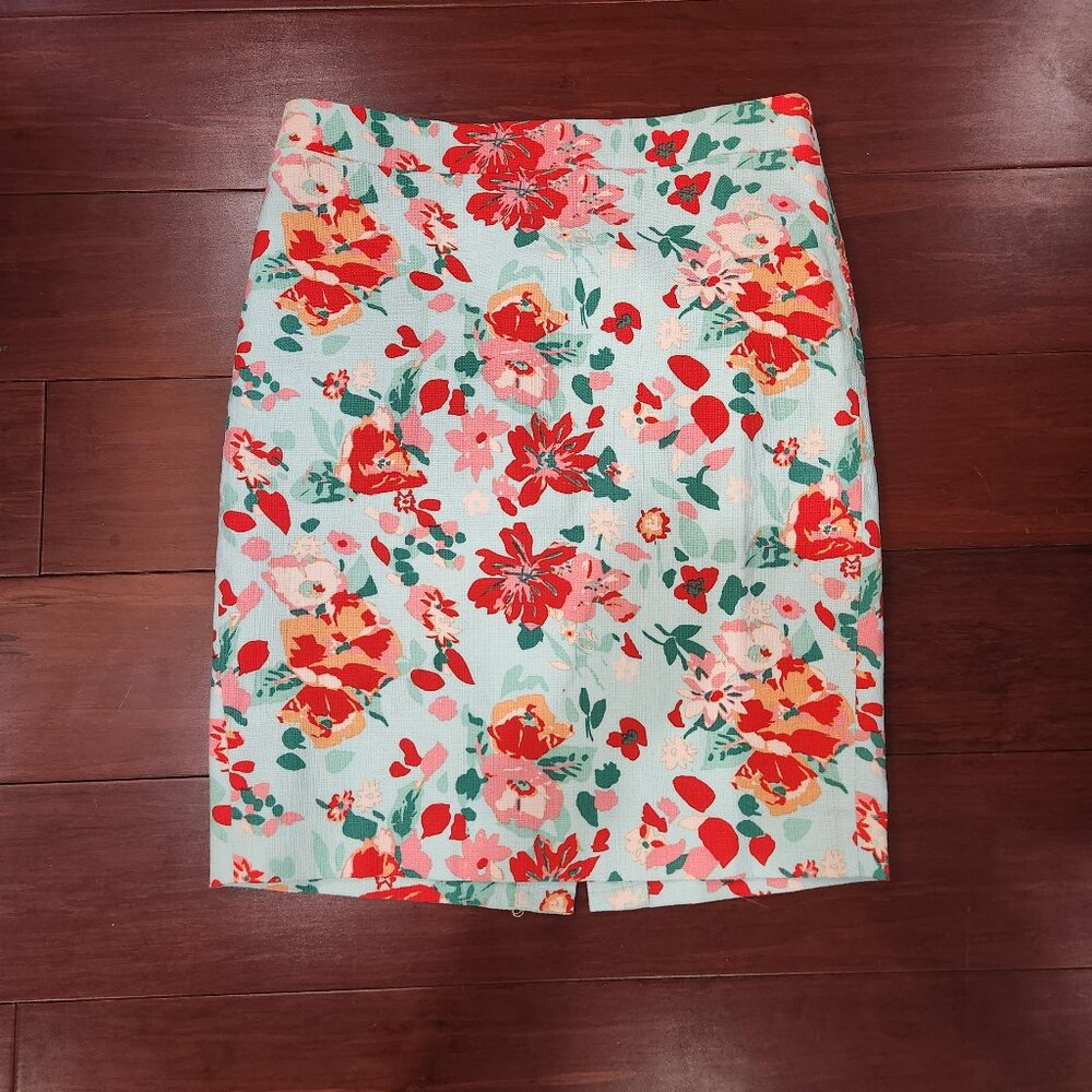 J. Crew Floral Skirt